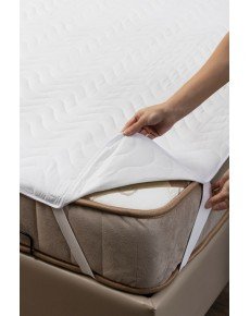 Quilted Single Mattress Protector Liquid-Proof Mattress Cover (100 x 200)