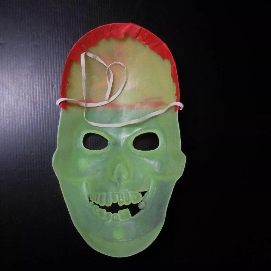 Glow in the Dark Phosphorescent Pirate Skull Mask