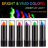 Glowing in the Dark Burning UV Neon Lipstick Face Paint 6 Pieces 6 Colors