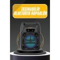 Bluetooth Speaker with Karaoke Microphone and Fm Radio High Sound Quality