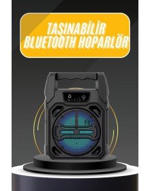Karaoke Bluetooth Speaker with Microphone and Fm Radio High Sound Quality