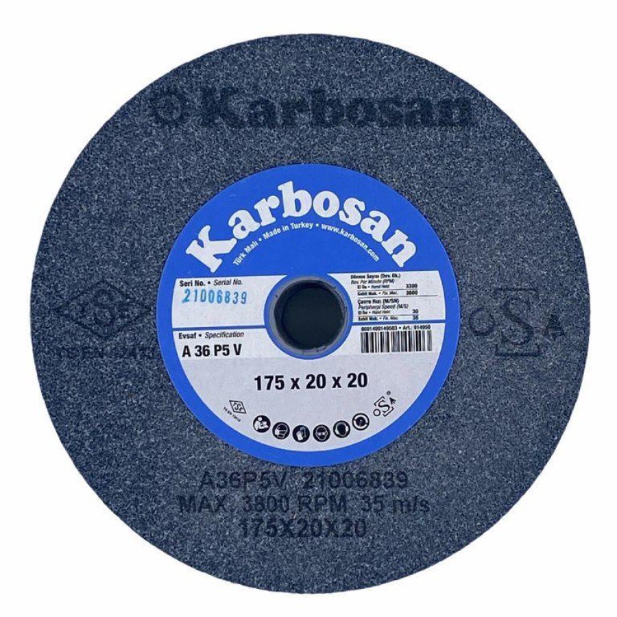Karbosan 175X20X20 36 Grit NK Grinding Wheel