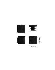 Square Profile Internal Plug 25x25 mm 4 Pieces
