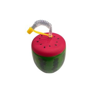 Watermelon Design Drinker with Straw 900 ML