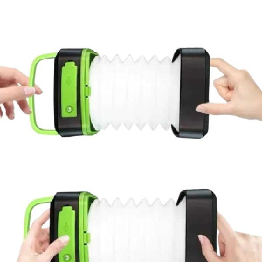 Foldable Camping Lamp Accordion Lamp Rechargeable 3 Stage Solar