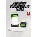 Foldable Camping Lamp Accordion Lamp Rechargeable 3 Stage Solar