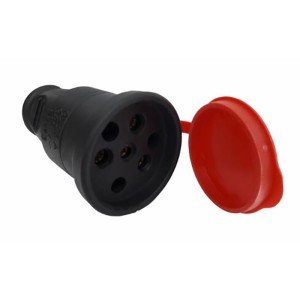 Rubber 380 Volt Three Phase Female Plug