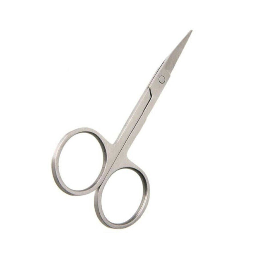 Curved Tip Stainless Eyebrow - Mustache Scissors