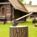 Kayı (IYI) Stamped Axe, Moon Axe – Hammer Head, Small Size, Wooden Handle 40 cm