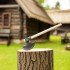 Kayı (IYI) Stamped Axe, Moon Axe – Hammer Head, Small Size, Wooden Handle 40 cm