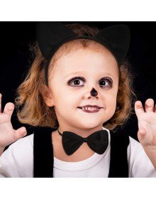 Cat Costume Crown Tail Bow Tie Set 1 Piece