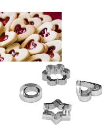 Cake Mold - Biscuit Mold - Fondant Mold 12 Pieces
