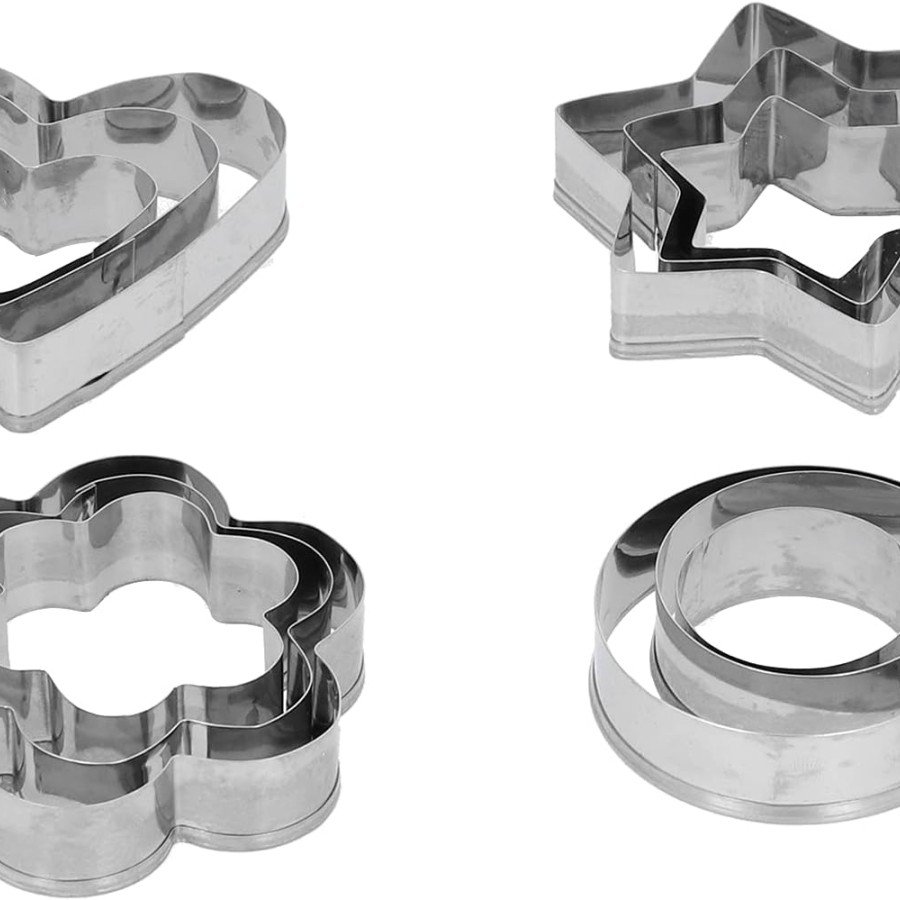 Cake Mold - Biscuit Mold - Fondant Mold 12 Pieces
