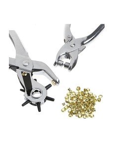 Belt Drill and Rivet Pliers Set of Two Leather Plastic Drill