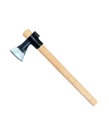 Small hatchet with adze handle, forged steel - 40 cm