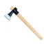 Small hatchet with adze handle, forged steel - 40 cm