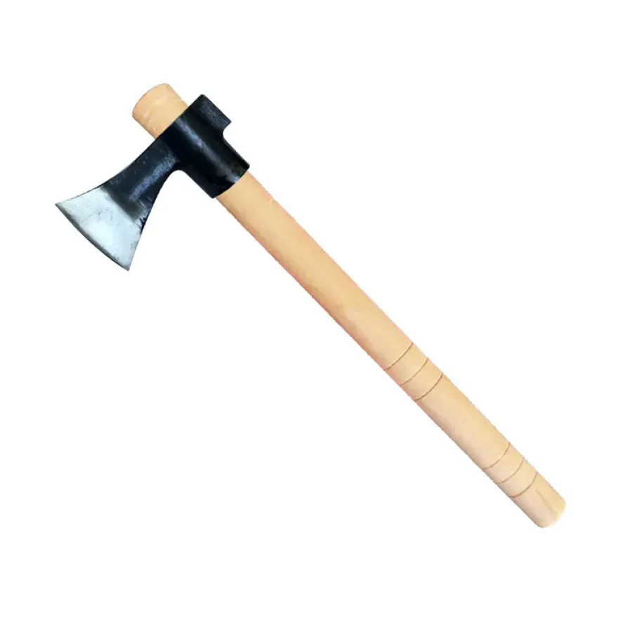 Small hatchet with adze handle, forged steel - 40 cm Small hatchet with adze handle, forged steel - 40 cm