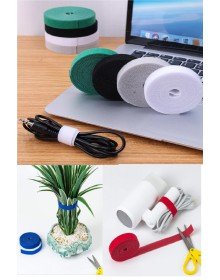 Cuttable Cable Holder Headphone Mouse Airfry Velcro Fastener Cable Organizer For Home Office