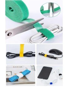 Cuttable Cable Holder Headphone Mouse Airfry Velcro Fastener Cable Organizer For Home Office