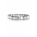 Personalized Letter A Steel Bracelet – Stainless Steel Italian Model Letter Bracelet