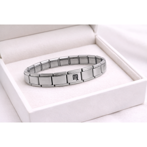 Steel Nomination Bracelet Virgo | Stainless Steel Zodiac Sign Bracelet | Elegant and Stylish Design