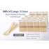 İMA Tongue Stick 50 Pieces Wooden Abeslang Non-Sterile Wooden Tongue Stick 10 Pack