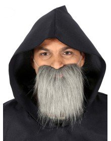 Gray Pirate Beard Gray Color Fake Beard