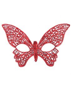 Red Lace Masquerade Mask No 7