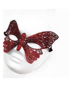 Red Lace Masquerade Mask No 7