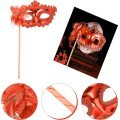 Red Glitter Photo Shoot Mask 18x29 cm Red Glitter Photo Shoot Mask 18x29 cm