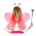 Red Color Children's Butterfly Wing Crown and Scepter Set 50 cm