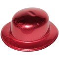 Red Color Hologram Plastic Round Bowler 27x24 cm