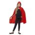 Red Color Hooded Fabric Cloak 90 cm