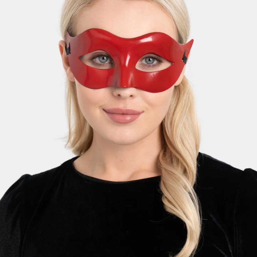Red Color Masquerade Costume Party Venetian Ball Mask