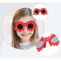 Red Color Daisy Shaped Party Glasses 18x10 cm Red Color Daisy Shaped Party Glasses 18x10 cm