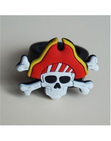 Children's Compatible Plastic Pirate Ring with Red Color Hat