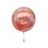 Red Glitter Round Transparent Balloon 24 Inch
