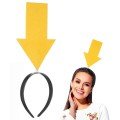 Customizable Arrow Crown – Writeable Party Crown Yellow Color Customizable Arrow Crown – Writeable Party Crown Yellow Color