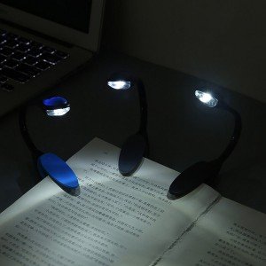 Book Reading Light Led Booklight Clamp Battery Operated Model Led Light