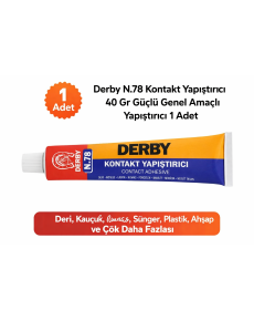 Derby N.78 Contact Adhesive 40 Gr Strong General Purpose Adhesive 1 Piece Derby N.78 Contact Adhesive 40 Gr Strong General Purpose Adhesive 1 Piece