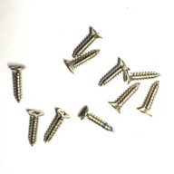 Clip, Hinge, Leg, Wood, Chipboard Screw 2,2x9,5mm - Nickel 1000 Pieces
