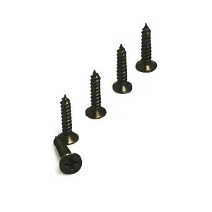 Clip, Hinge, Leg, Wood, Chipboard Screw 3x13 mm - Black 100 Pieces
