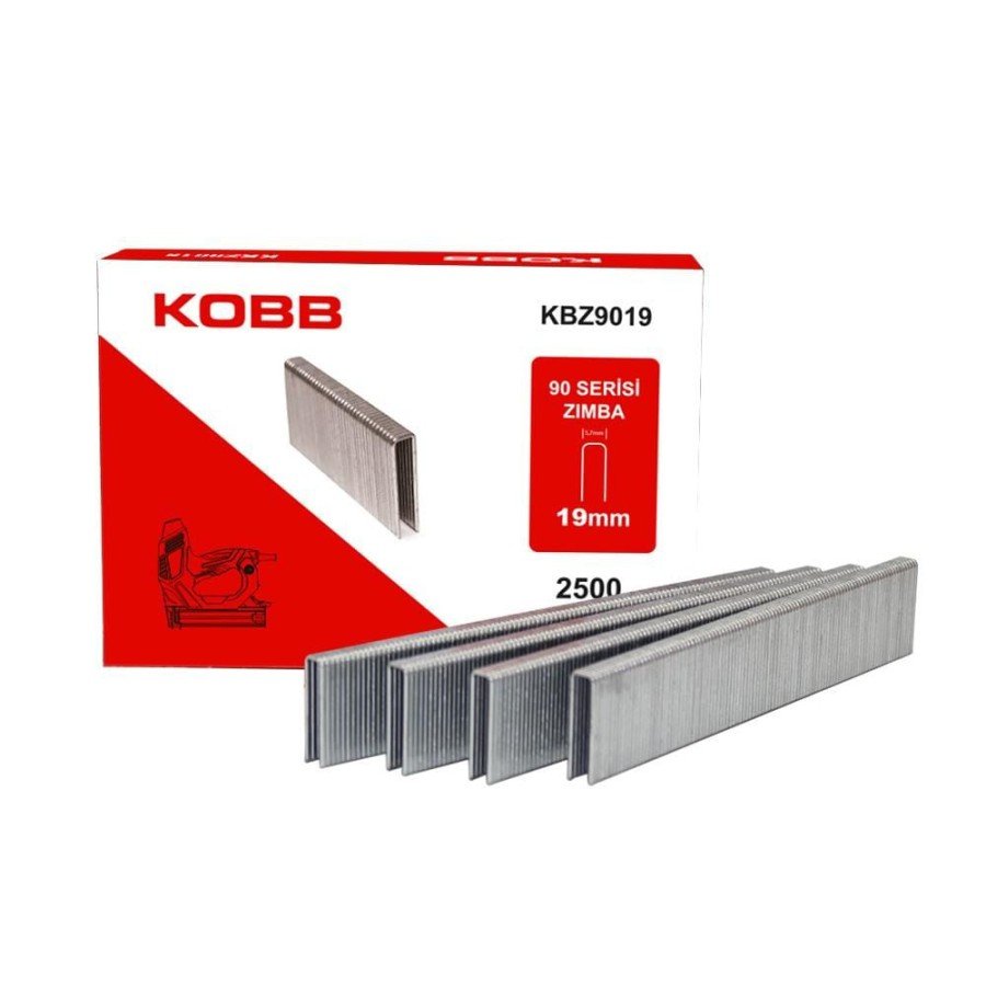 Kobb KBZ9019 19 mm 2500 Pieces U Staples