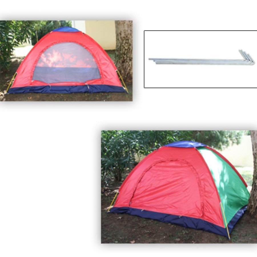 Easy Setup Camping Tent for 3 - 4 Persons - With Carrying Bag