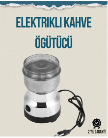 Compact Electric Coffee and Spice Grinder | 14500 RPM, Transparent Cover, Ideal for Gifts