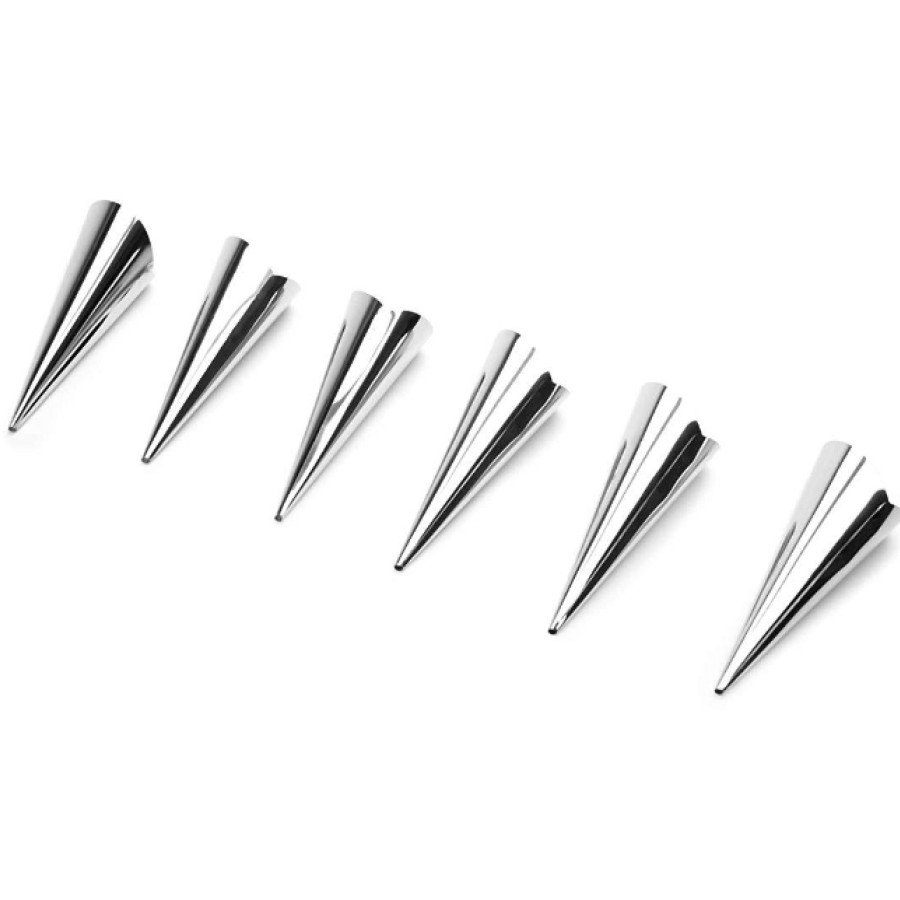 Cornet Cookie Shaper - Stainless Corneo Mold Set of 6
