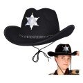Cowboy Sheriff Hat Black 12 Pieces - Costume, Party and Show Hat