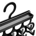 Tie and Shawl Hanger - Jewelry and Accessory Organizer Hanger - Black Tie and Shawl Hanger - Jewelry and Accessory Organizer Hanger - Black