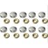 Chrome Screw Cap 16 mm 10 Pieces