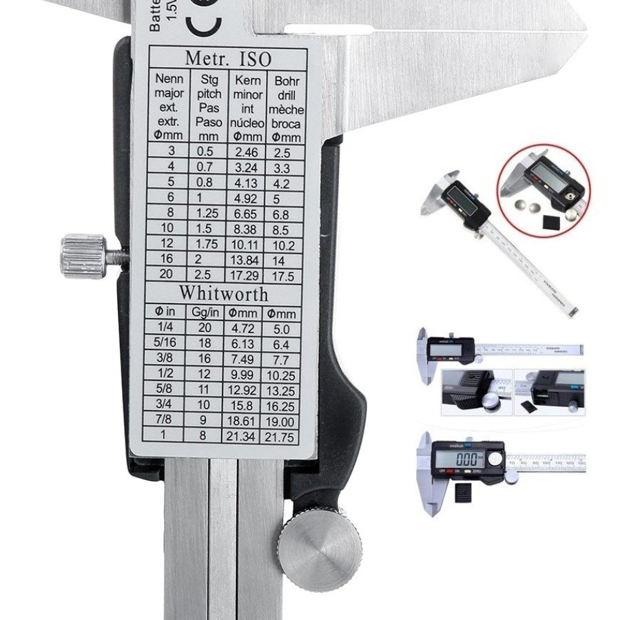 Caliper - Digital Caliper 0.01 mm - 150mm 6inc Caliper - Digital Caliper 0.01 mm - 150mm 6inc